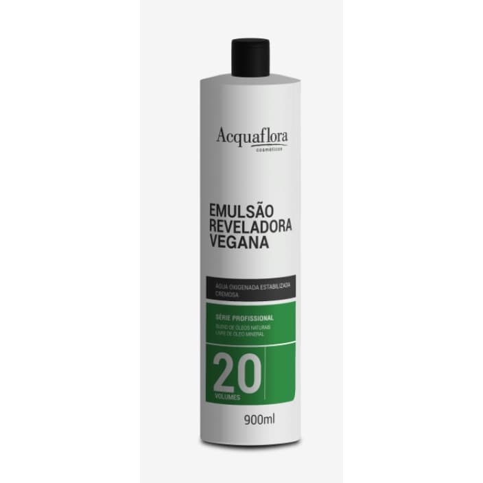Acquaflora Emulsão Reveladora Vegana 20vol 900ml ( Água Oxigenada )