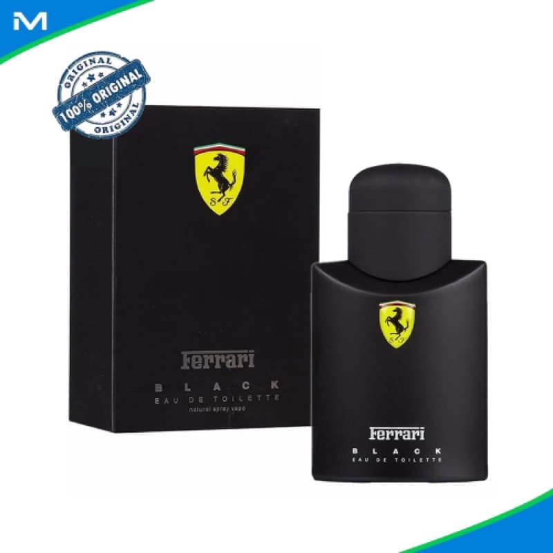 Presente Masculino Perfume Ferrari Black 125ml Eau De Toilette