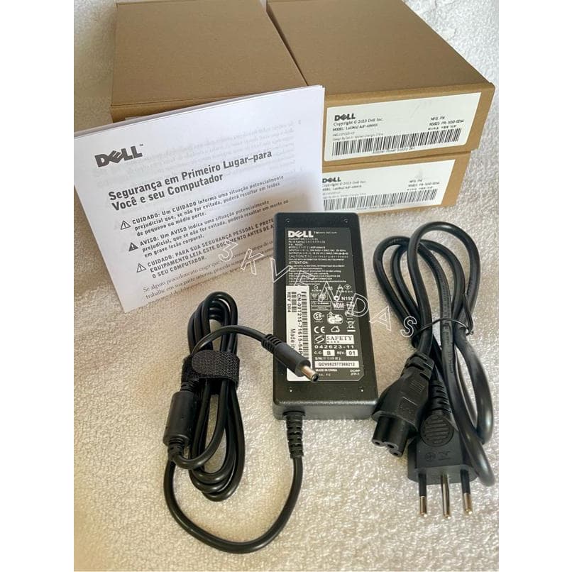 Carregado notebook Dell Vostro 14 3458 3459 5459 5468 45w 65w 19,5v Latitude plug 4.5x3.0mm inspiron