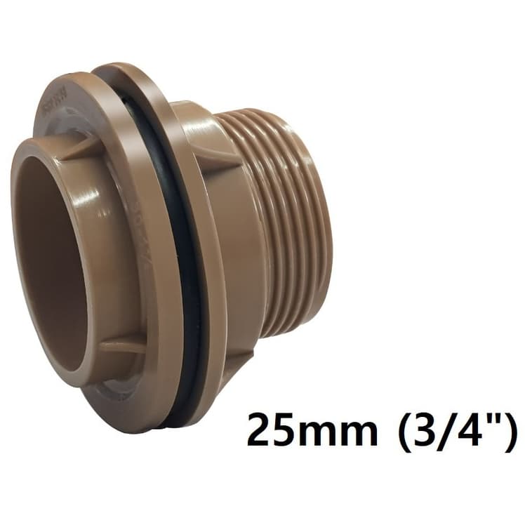 Flange Adaptador 25mm 3/4" Para Caixa D’ Água ou Cisterna
