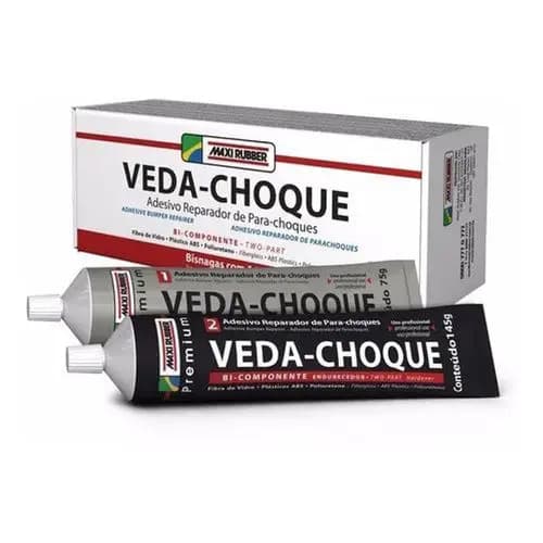 Veda Choque Cola Parachoque Solda Plástica 150g Maxi Rubber