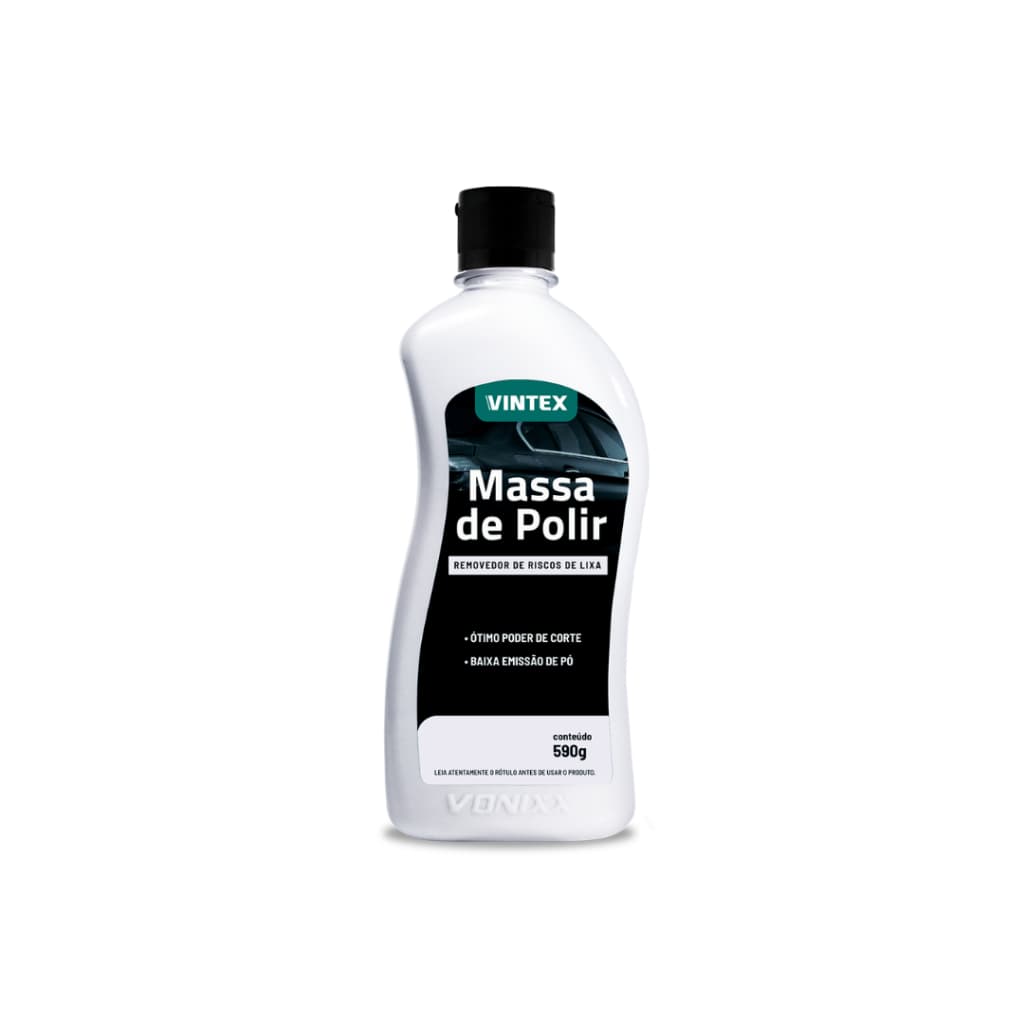 Massa De Polir Carro Moto Pintura Automotiva 590g Vintex