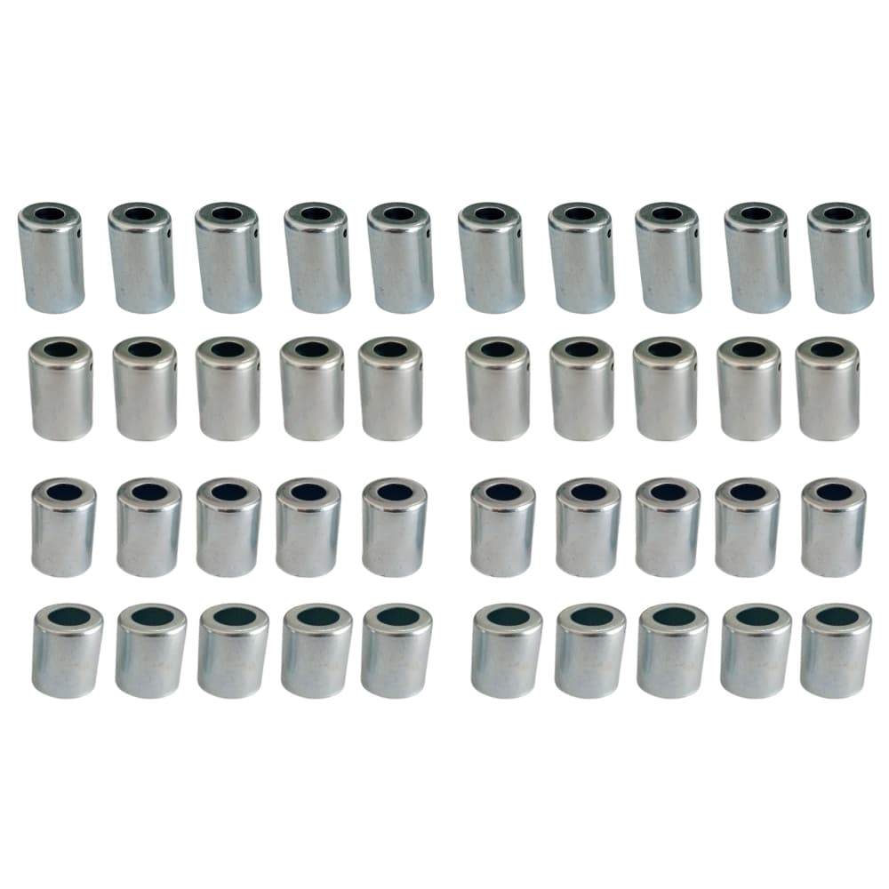 Capa Caneca Clip Aço Mangueira Ar Condicionado Automotivo 6 / 8 / 10 / 12mm - 40 Unidades