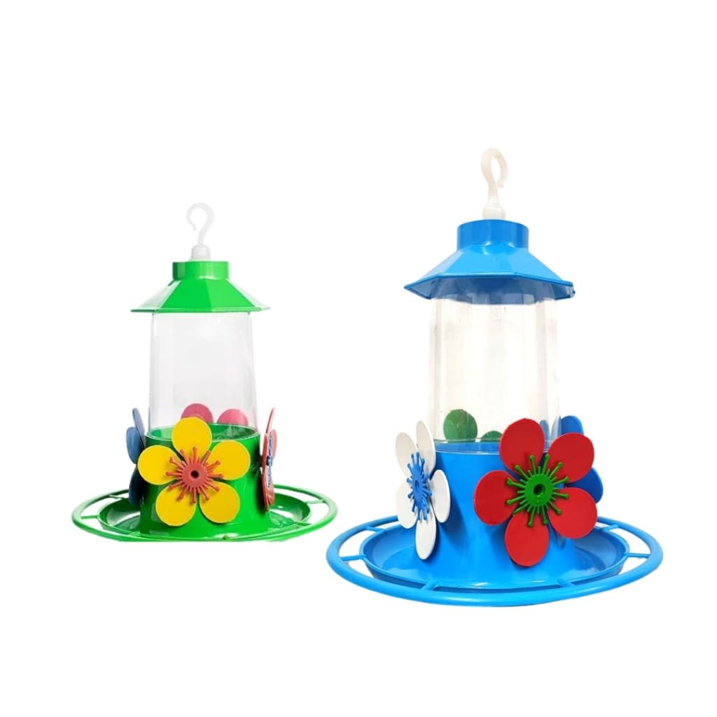 Kit 2 Bebedouros Para Beija Flores Com Bandeja 250ml