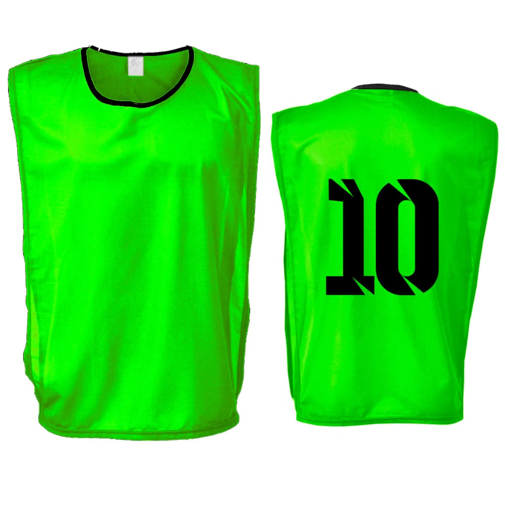 Colete de futebol e treinamento numerados (escolha seu número)