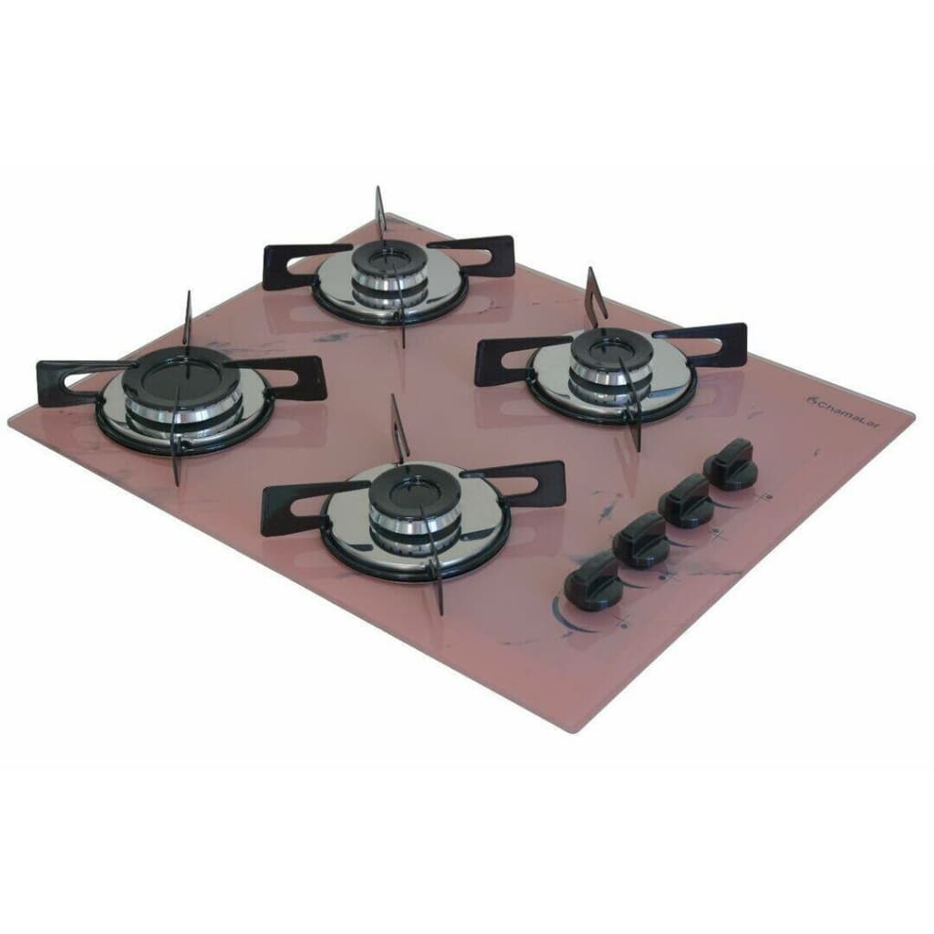 Fogão de mesa à gás Cooktop Chamalux Rosa Vermelho Verde Amarelo Azul Promoção Envio rápido