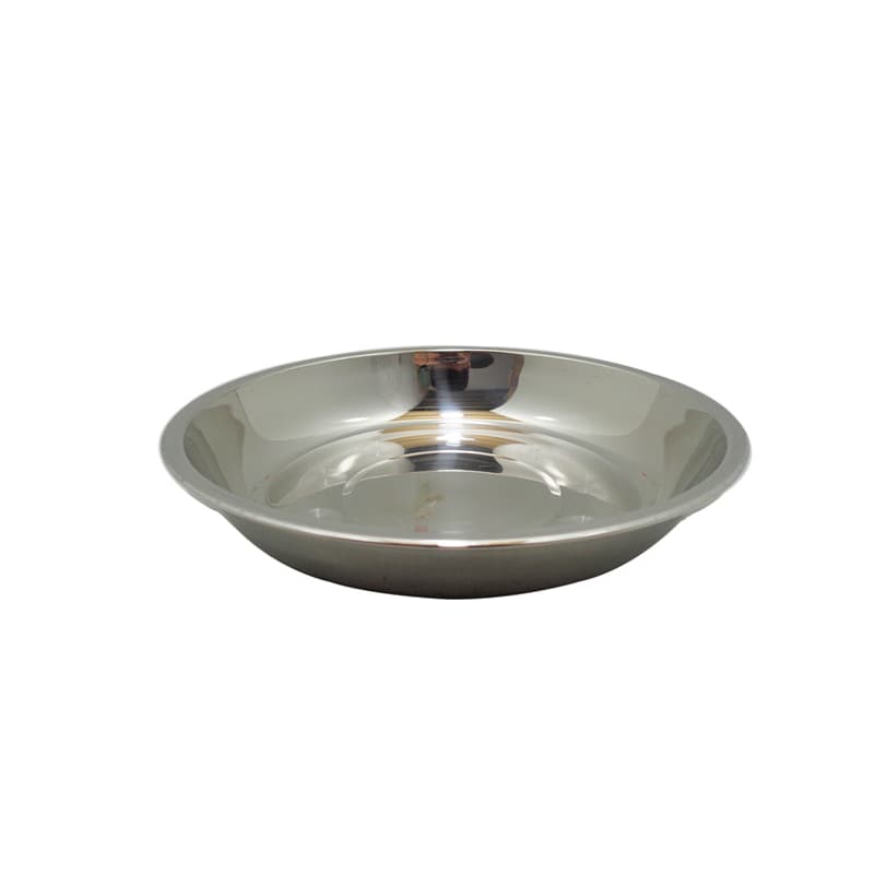 Prato Fundo Redondo Aço Inox Resistente 19,5cm Kehome