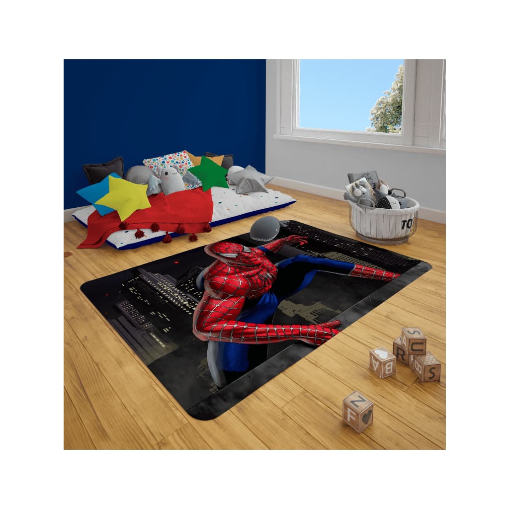 Tapete infantil estampado grande 1,40x1m flannel antiderrapante Top