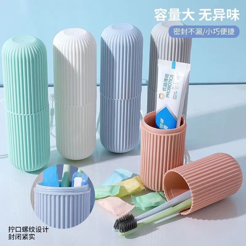 Estojo Porta Escova De Dente Plástico Viagem Bolsa Escola