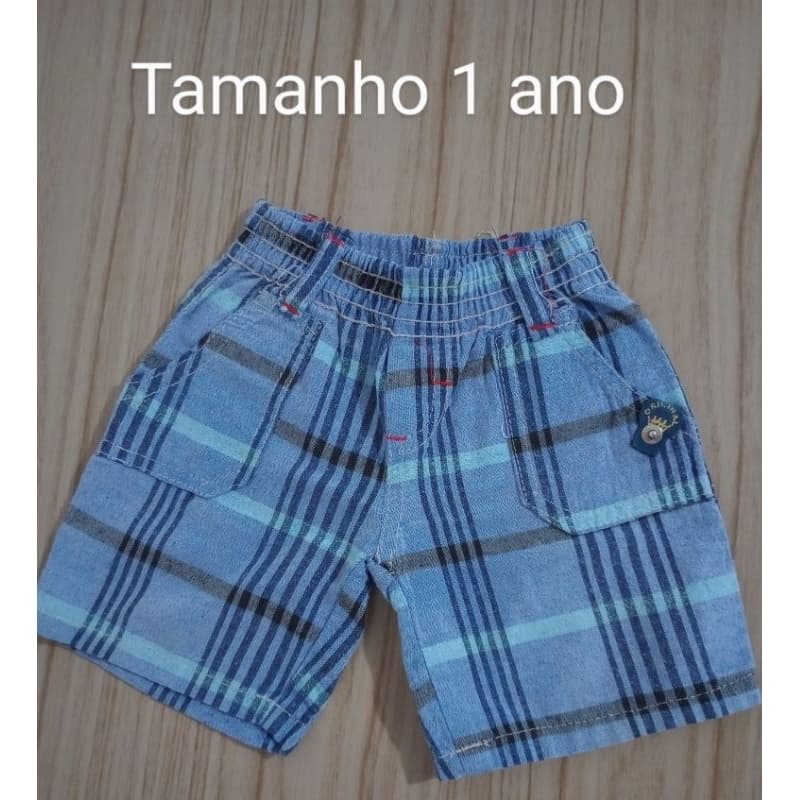 Shorts / bermuda infantil tamanho P - desapego