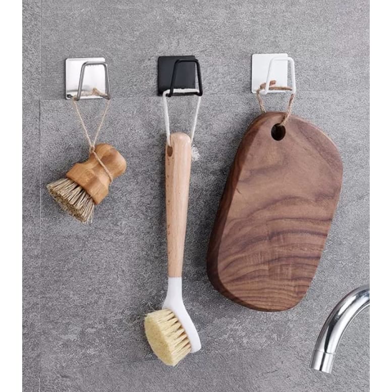 Aço inoxidável Suporte Porta Esponja para bucha de piaPrateleira de cozinha kit 10/20/30 peças