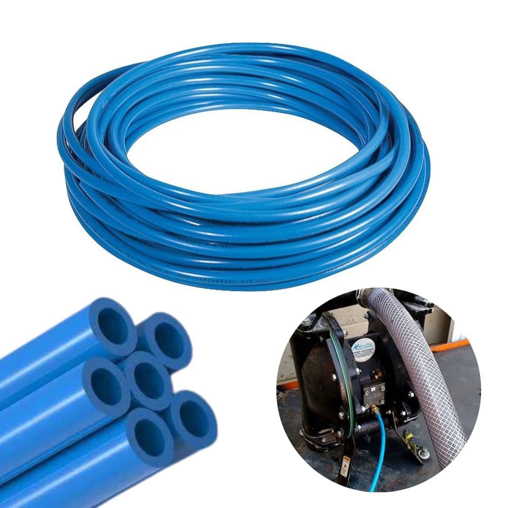 Mangueira Pneumática de Alta Pressão para Agua e Ar - 5 Metros - Tubo Pu 6mm ppa