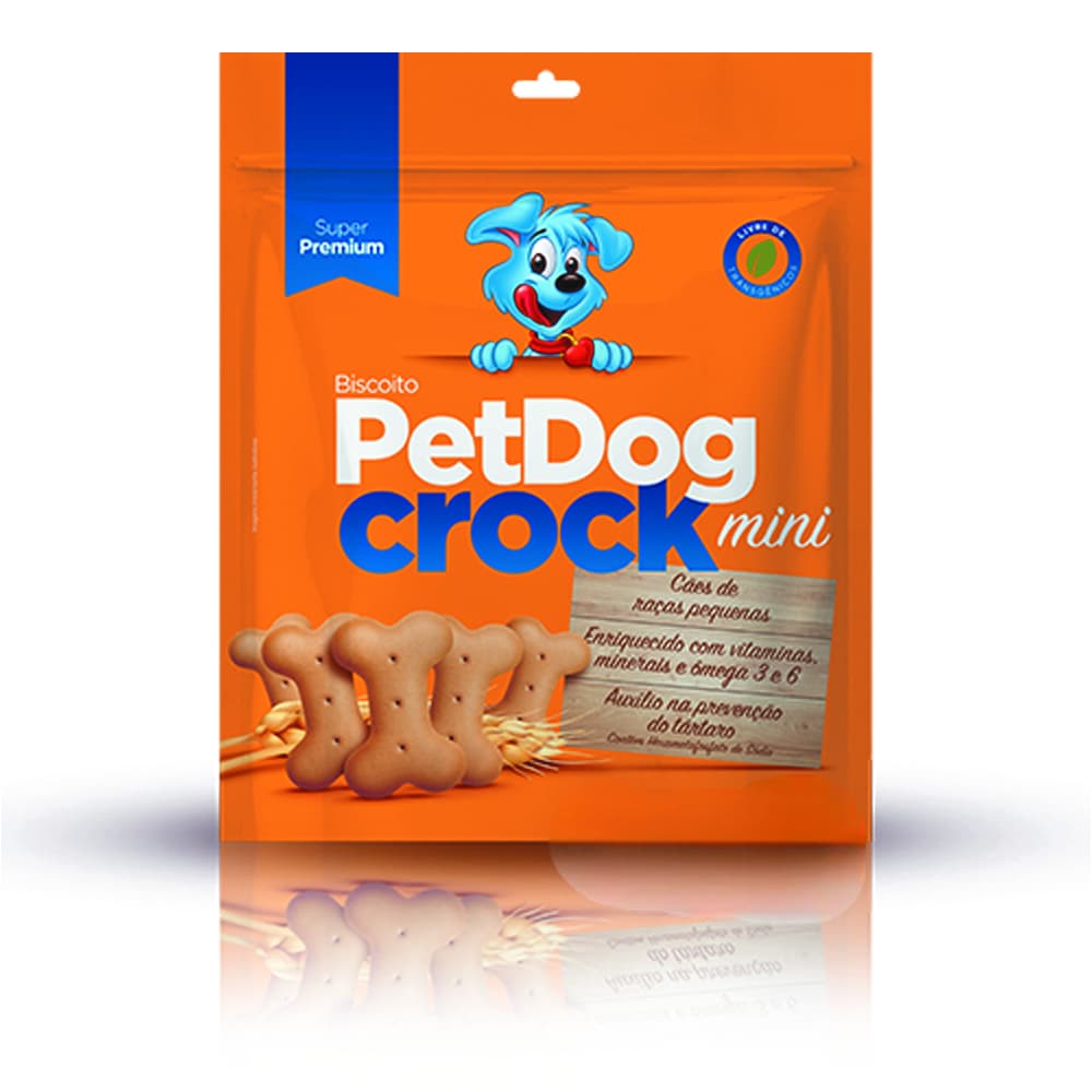 Biscoito Cao Cachorro Petdog Crock Mini 1kg