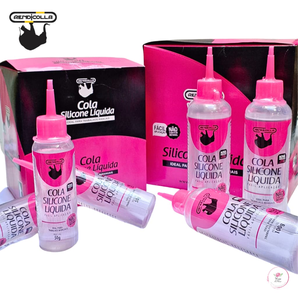 Cola de Silicone Líquida Rendicolla (1 Unidade) para Artesanato, Laços e Tecidos