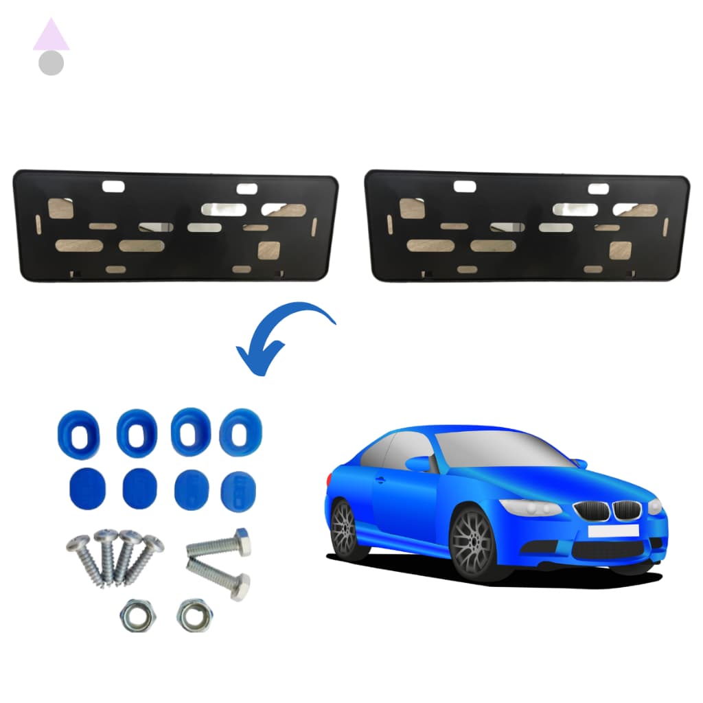 Moldura Suporte Para Placa Mercosul De Carro Suporte Para Placa De Carro Excelente Proteção