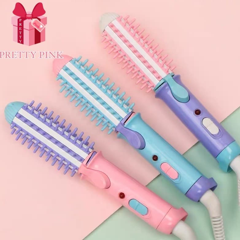 Escova 2 Em 1 Mini Chapinha Babyliss Alisadora Modeladora