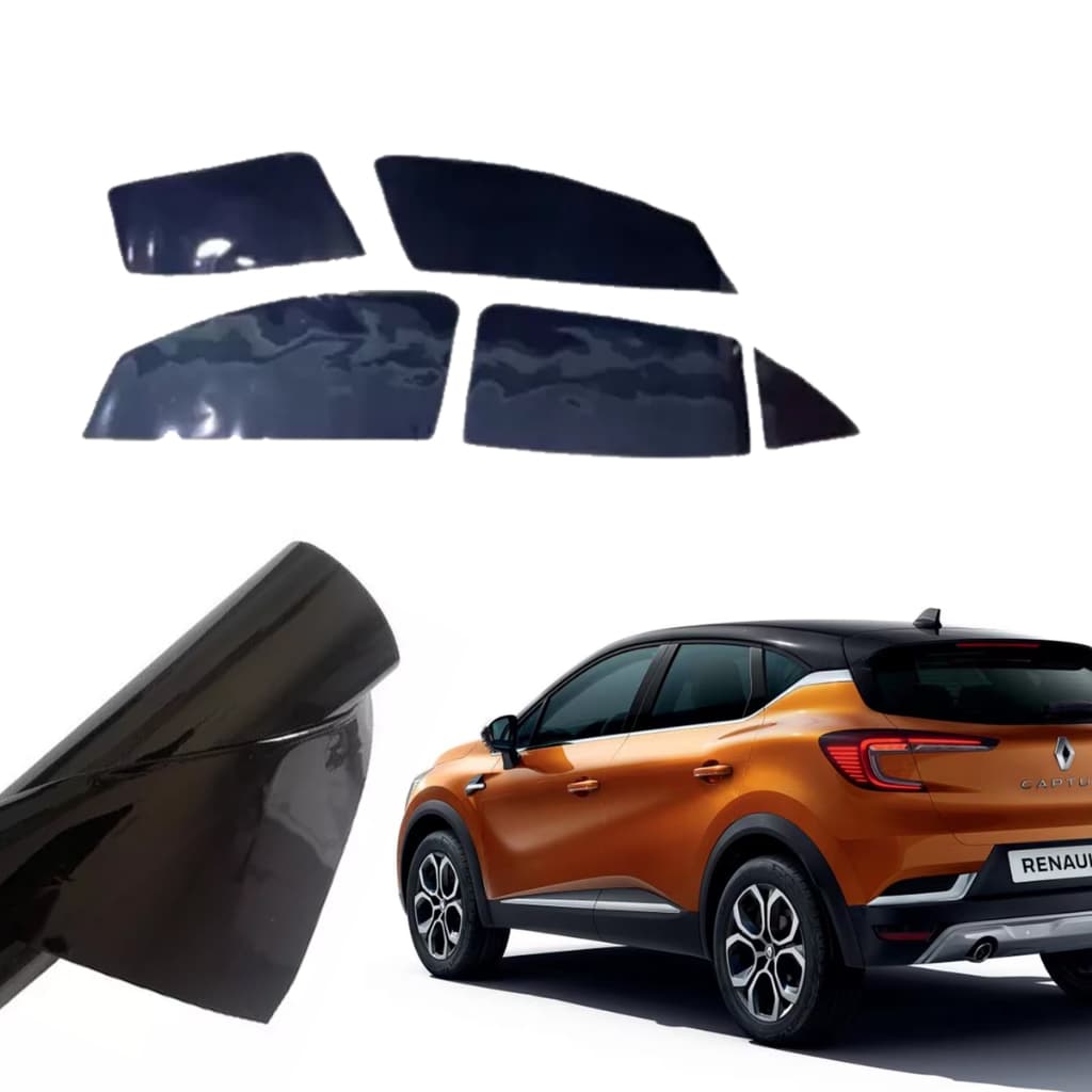 Película Insulfilm+Espatula Renault Captur G20% C/ corte Digital Computadorizado pronto p/ instalar