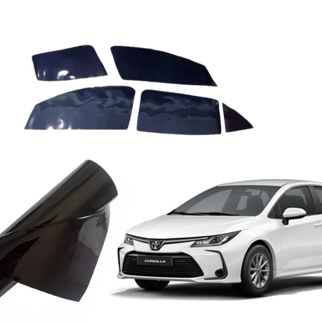Película Insulfilm Toyota Corolla 2020 G20% Com corte Digital Computadorizado pronto para instalação