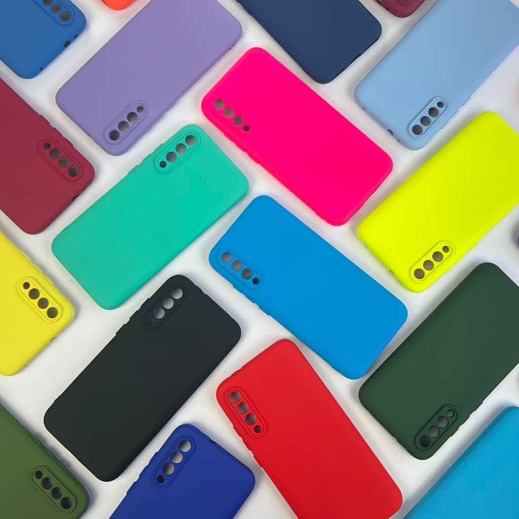 Capa Case Silicone Aveludada Colorida Forrada Para Xiaomi Mi A3/  Mi CC9E (CF26)