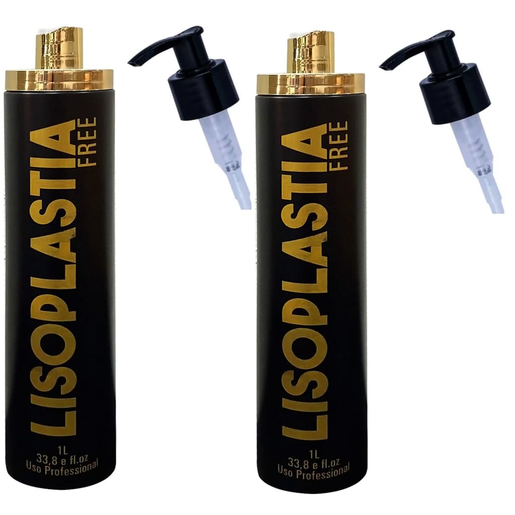 escova progressiva s/f lisoplastia resultado profissional 2 ativos + pump pra vc