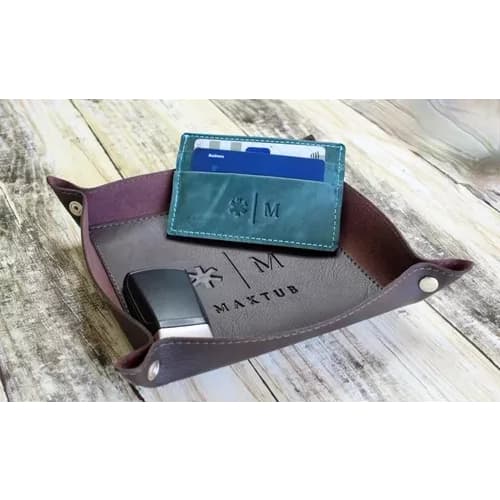 Organizador de Mesa Maktub 17 x 17 x 3 cm para Chaves e Pequenos Objetos