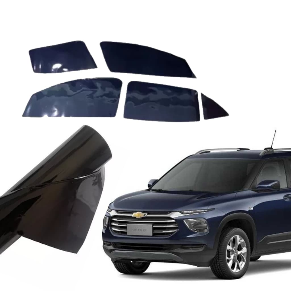 Película Insulfilm Chevrolet Montana 2023 G20% C/ corte Digital Computadorizado pronto para instalar