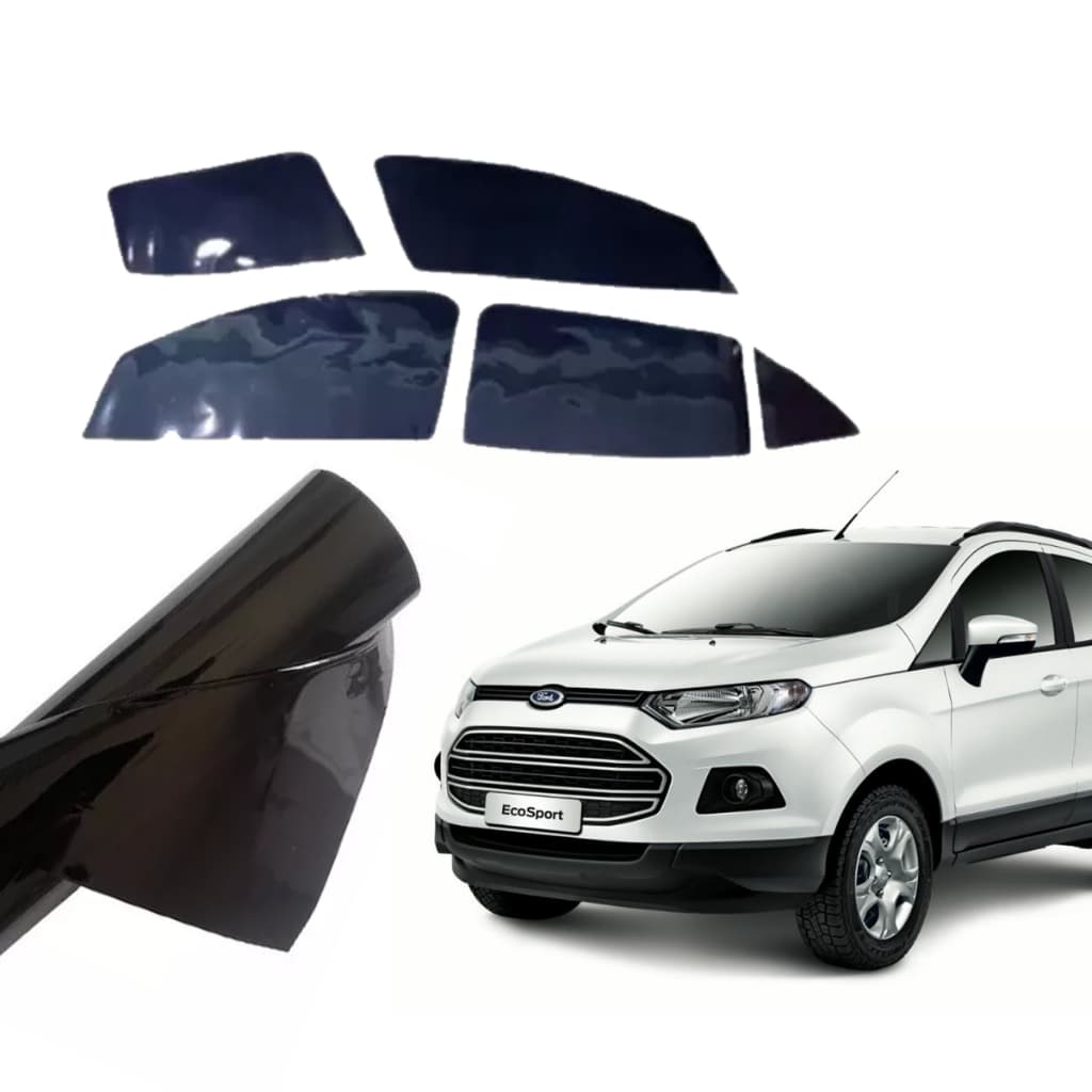 Película Insulfilm + Espátula Ford Ecosport G20% C/ Corte Digital Computadorizado pronto p/ instalar