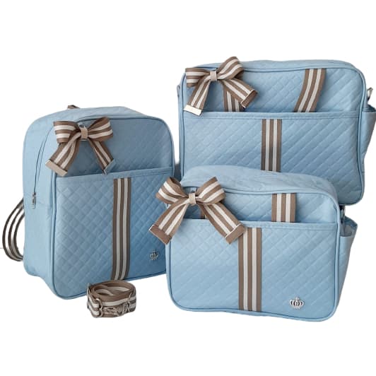 Kit de Bolsa maternidade 03 peças com Mochila para o dia a dia, Impermeável Multifuncional