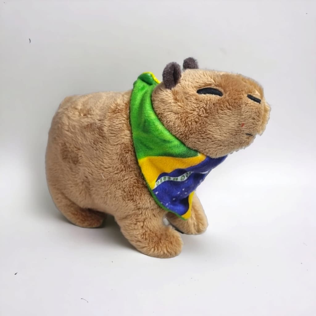 Brinquedos De Pelucia Capivara Filó Bandana Brasil
