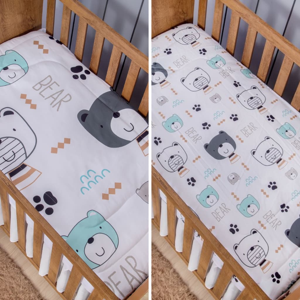 Edredom Dupla Face para Bebe Little Bear
