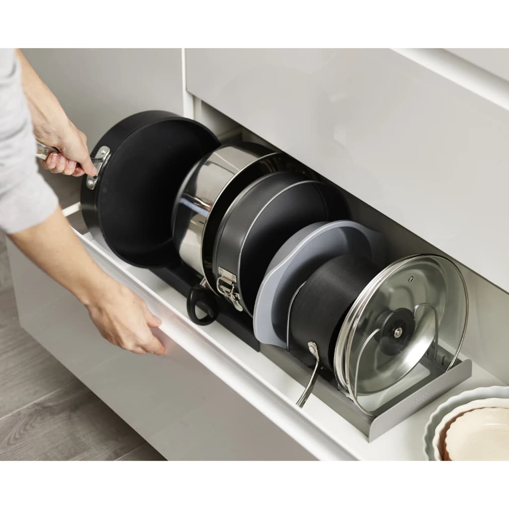 Suporte organizador de cozinha -Multiuso escorredor de loucas extensivel 7 divisorias Tampa De Armário Cozinha