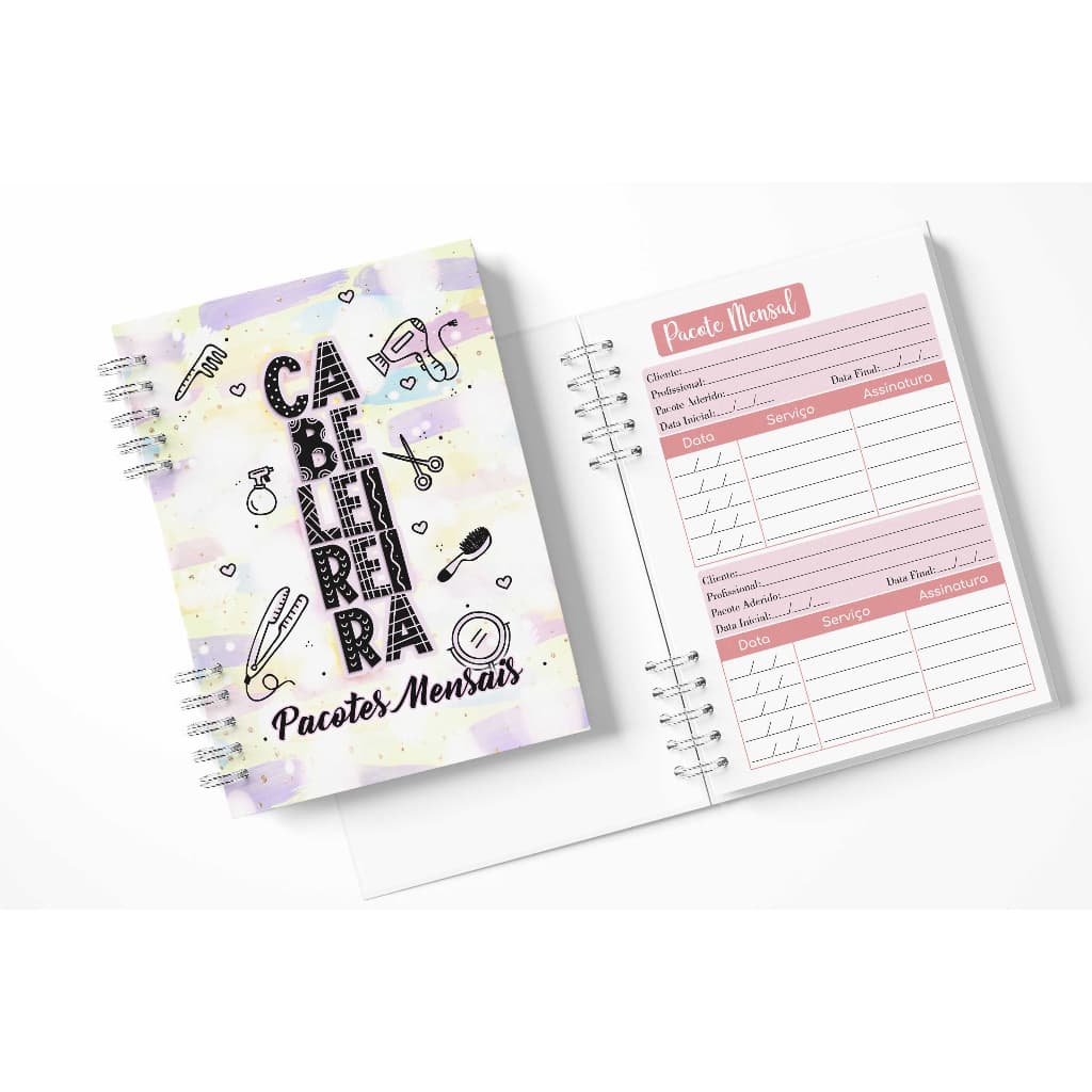 Caderno de Pacotes Mensais Cabeleireira (P0070)