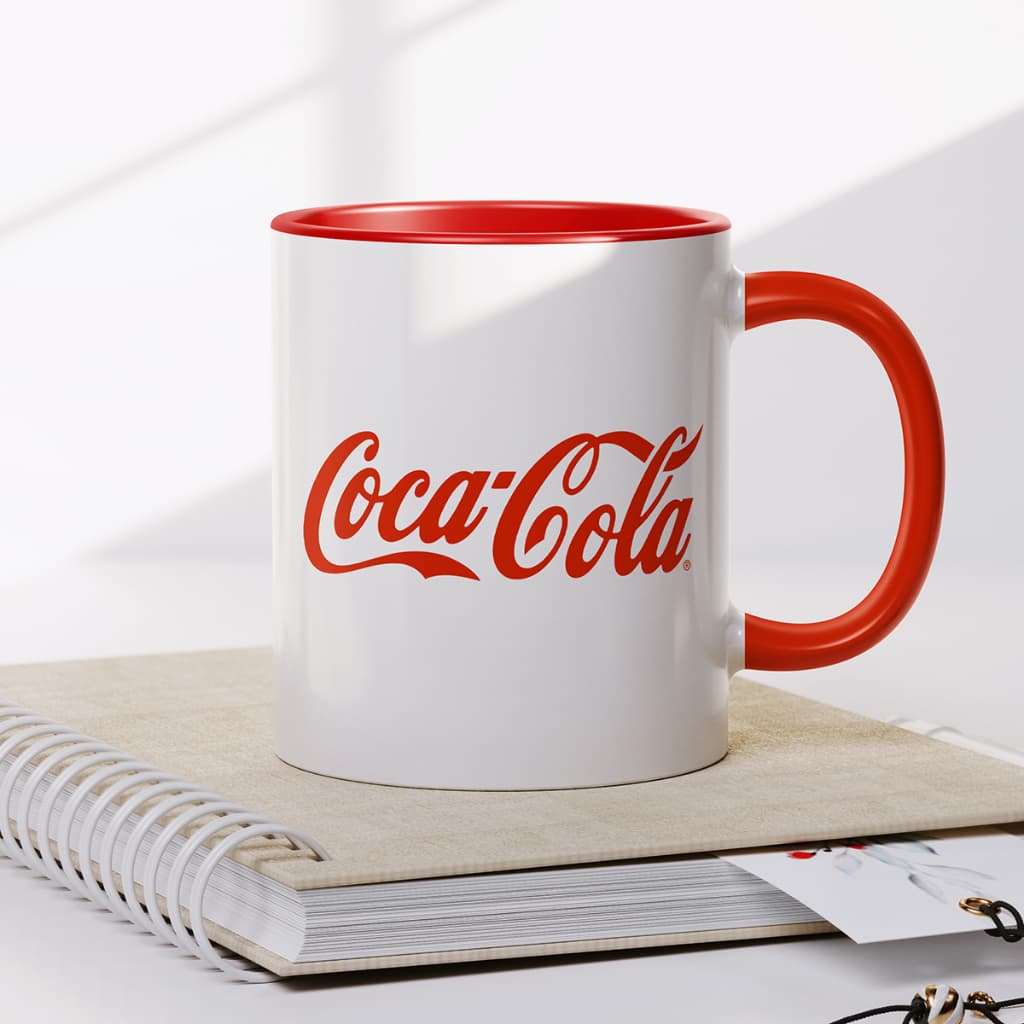 Caneca Coca-Cola Taste the feeling xícara de cerâmica porcelana refrigerante Coke para presente