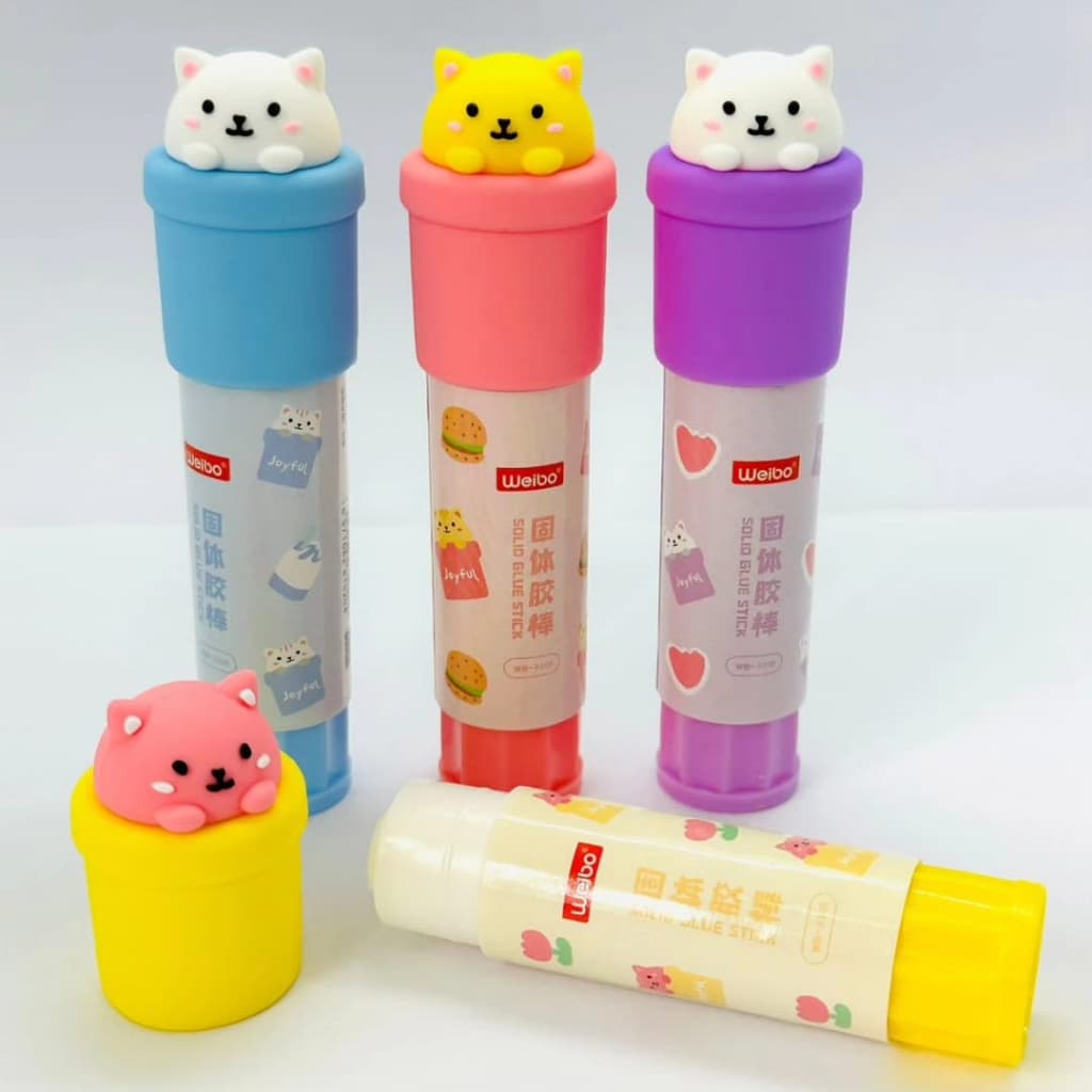 Cola em Bastão de Gatinho Kawaii Importado