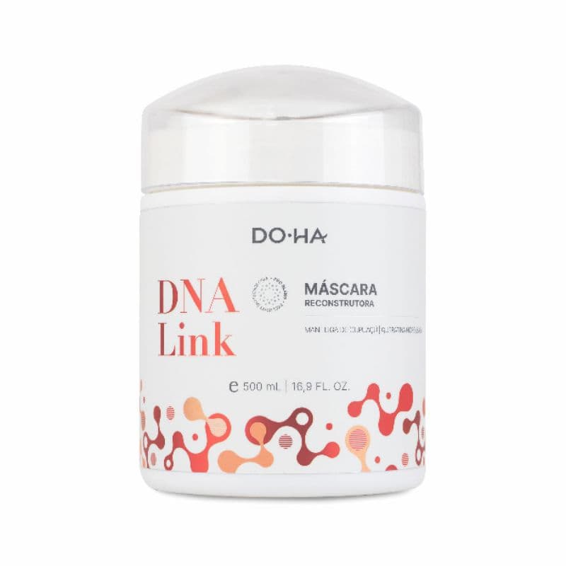 Máscara Hidratante DNA LInk DOHA Recuperação cabelos danificados e fragilizados