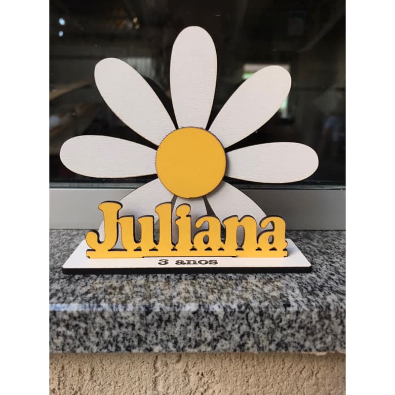 25 Lembrancinhas Margarida Personalizadas Festa Nomes Aniversário Infantil