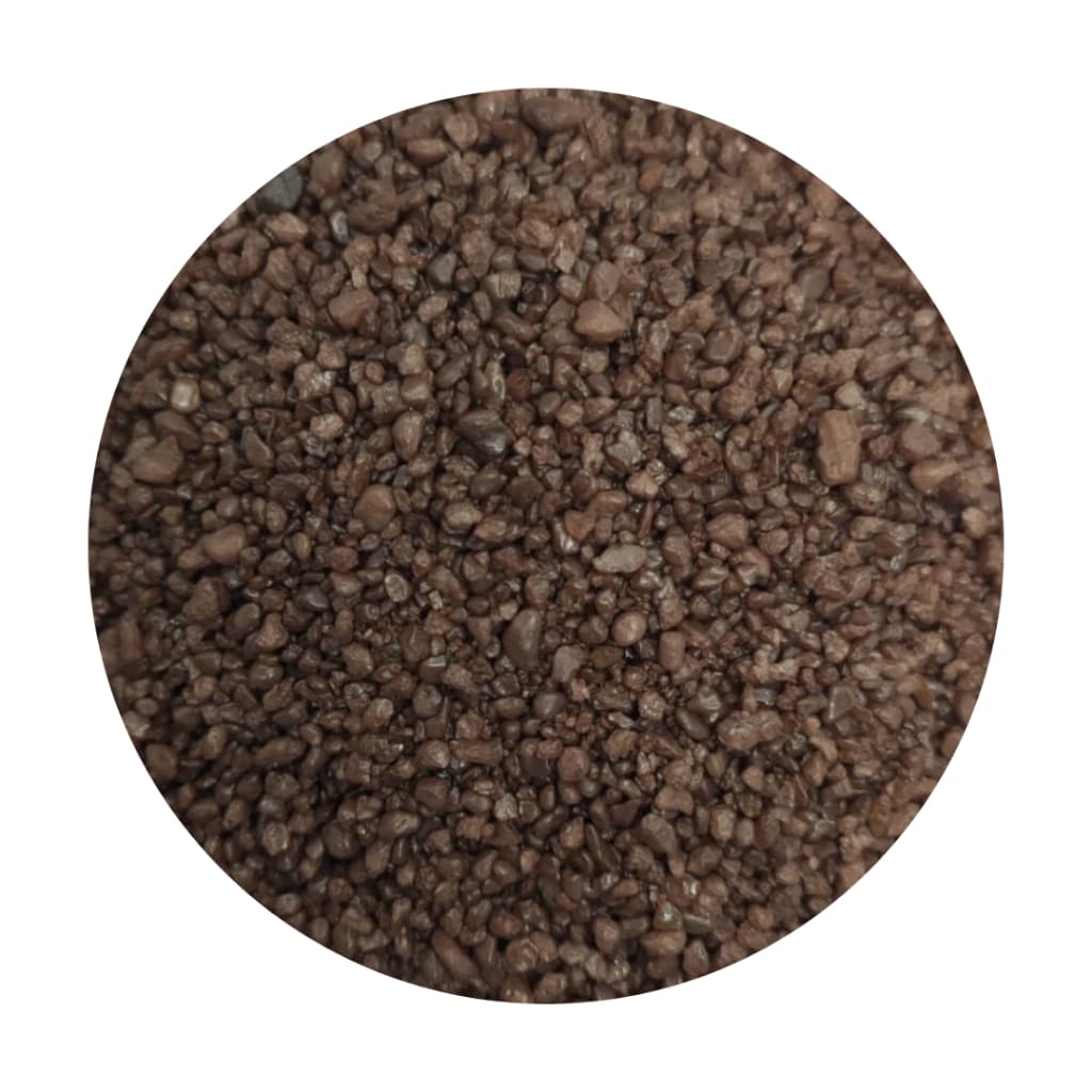 Cascalho De Areia Marrom Café Grossa Para Aquário 3kg - Substrato