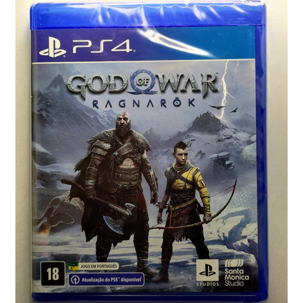 God Of War Ragnarok (Mídia Física) PS4 - Novo, lacrado