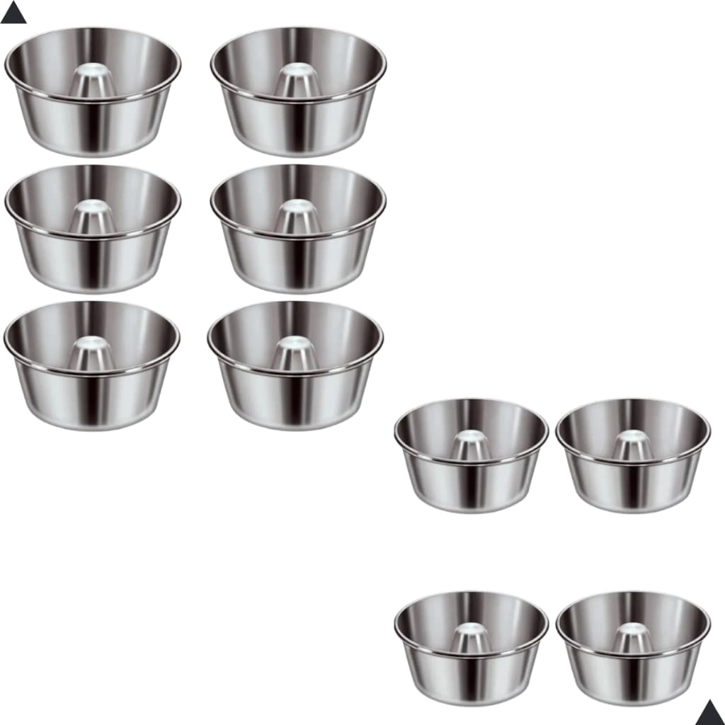 Forma Bolo Pudim Torta Suiça Brigadeirão 19cm Kit Com 10 Un