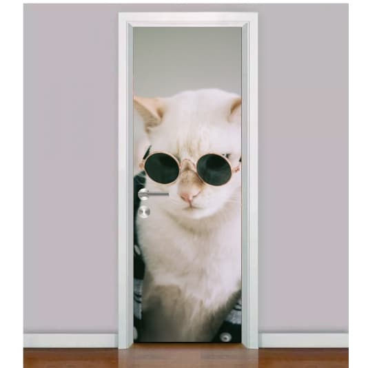 Adesivo Para Porta GATOS - Felinos - Bichano 1