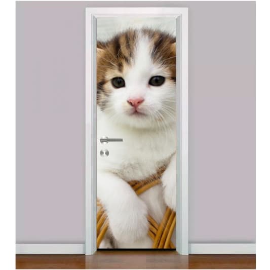 Adesivo Para Porta GATOS - Felinos - Bichano 2