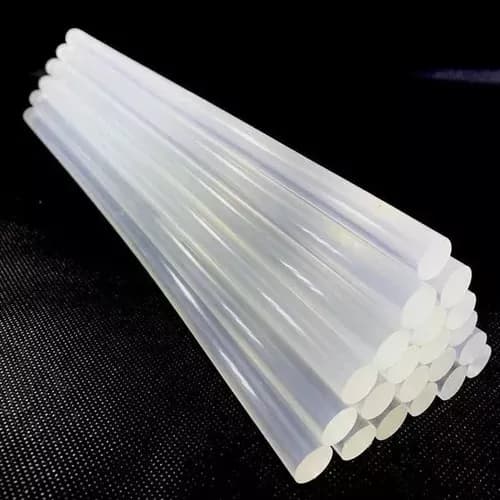 Bastão de Cola Quente Fino 11mm Refil com 10 Unidades Tubo para Pistola Cola Quente Pequena