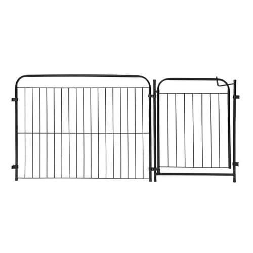 Cercado Cães Canil Pet Cão Cachorro 1/90 Com Portão E Kit Parede