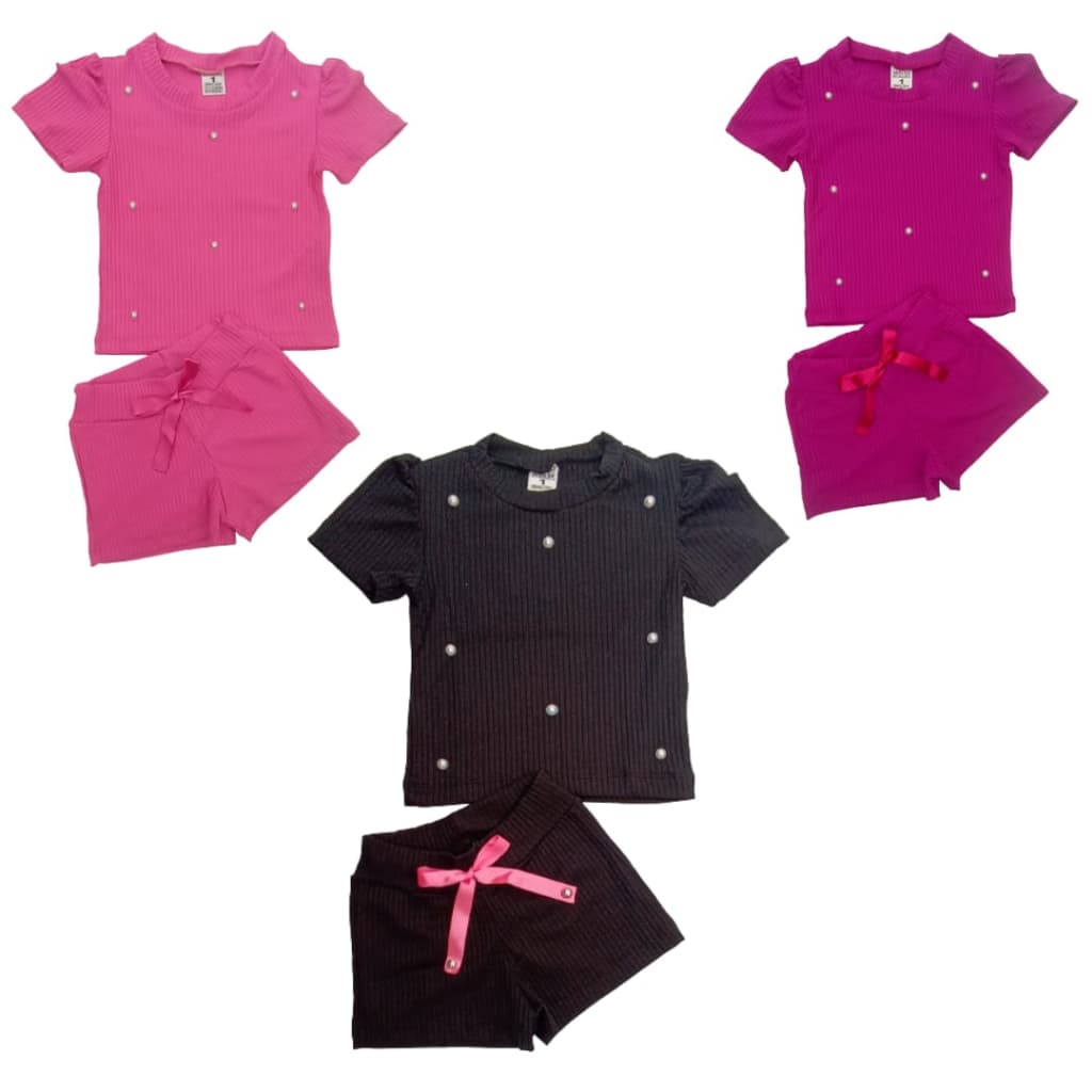 Conjunto feminino infantil - Verão