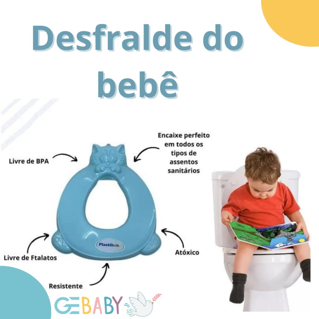 Redutor Adaptador Para Assento Vaso Sanitário Criança Bebê