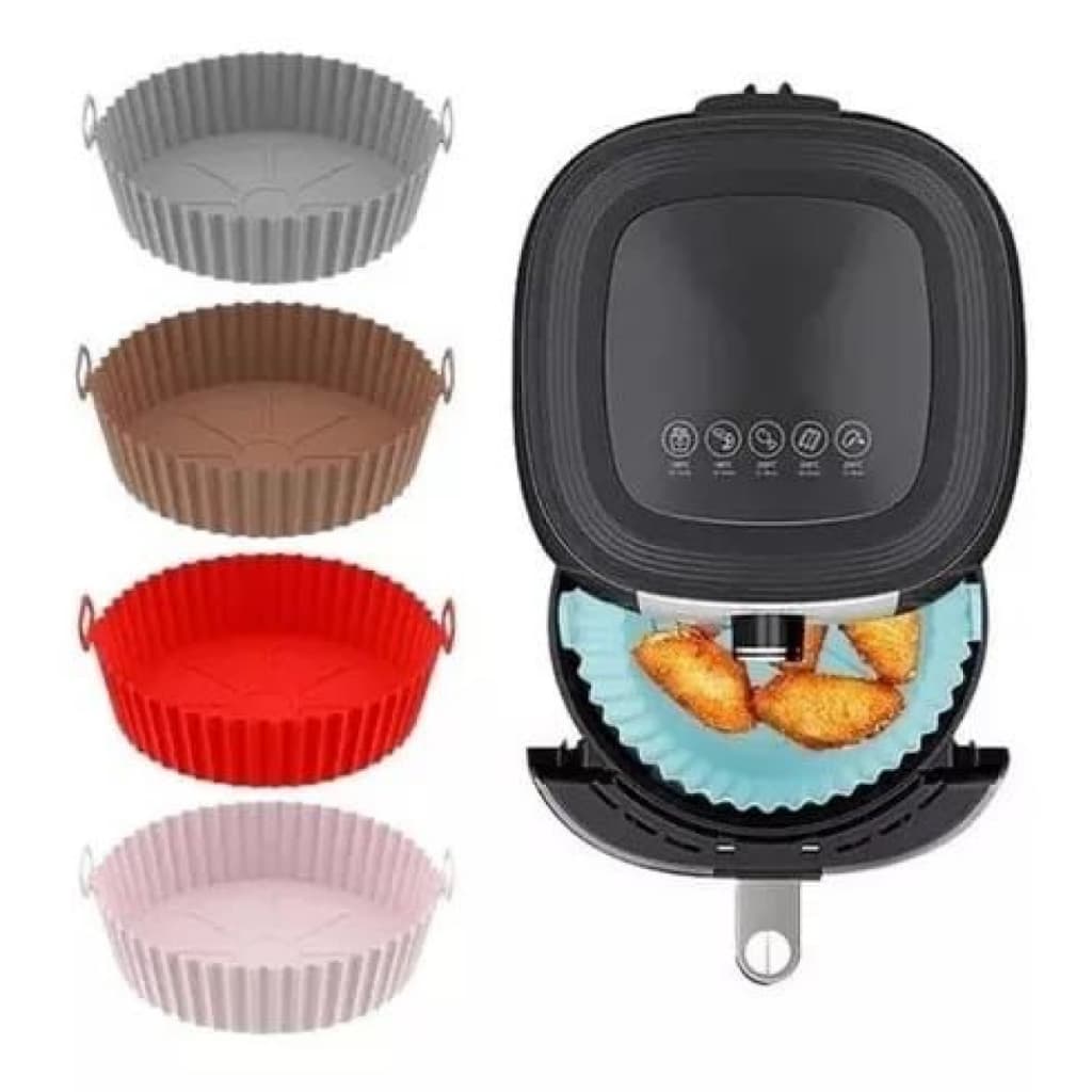 Capa Protetora AirFryer de Silicone Protege Alimentos