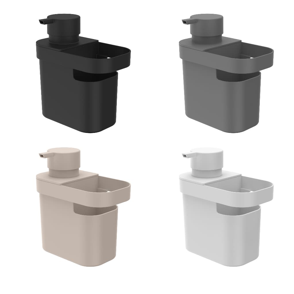 Dispenser Detergente Com Organizador de Pia 650ml Cozinha OU