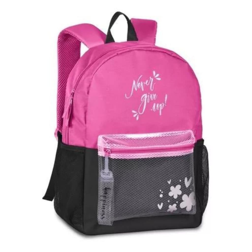 Mochila Juvenil Feminina com Chaveiro Clio Style | MF3418