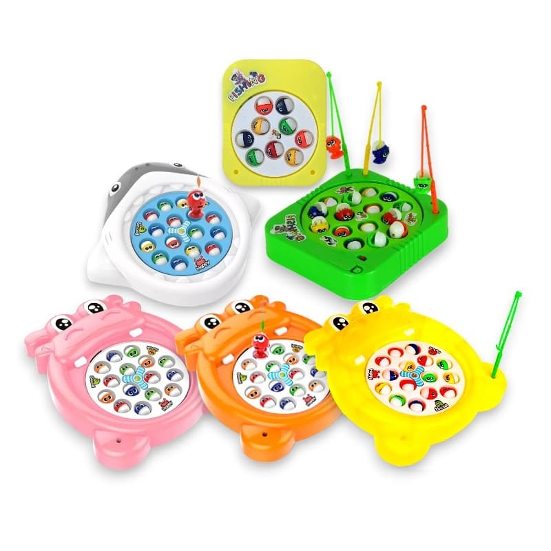 Brinquedo Pega Peixe Pescaria Infantil 15 peixes