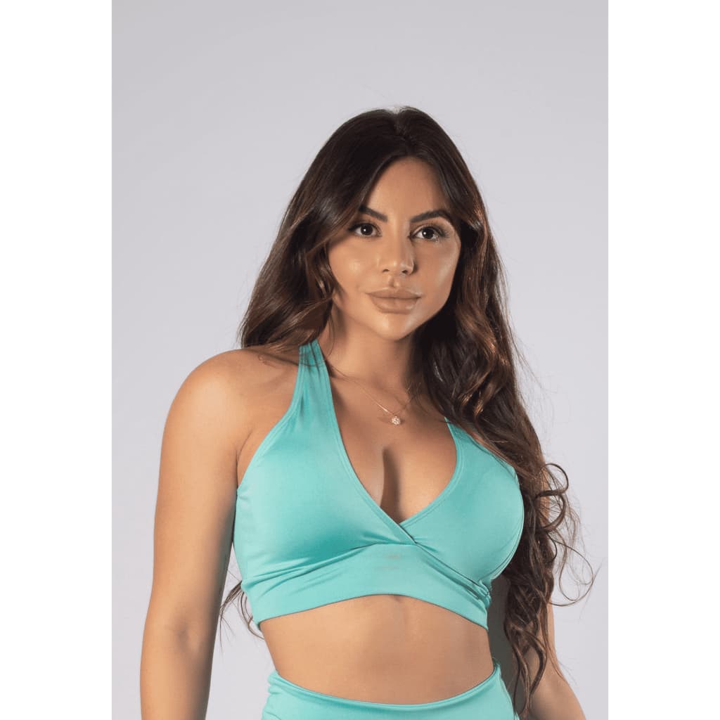 Top Bojo Removível Feminino Fitness Alça Multi Uso Roupa Academia Cropped Sutian